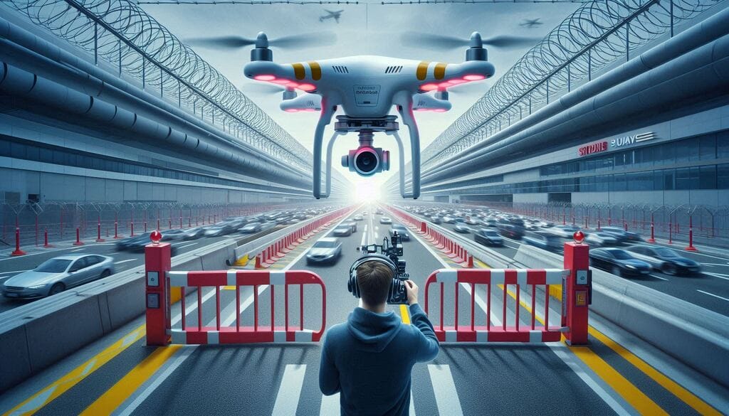 volar con dron en zona restringida